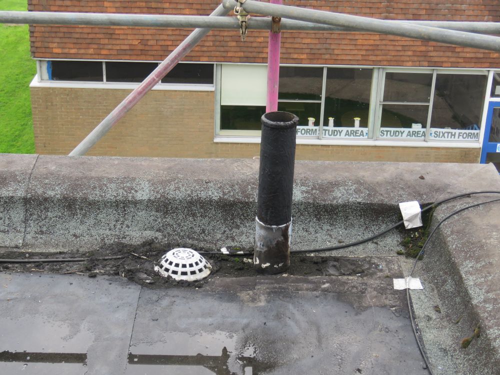 Daklekkage in Wilnis